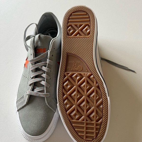 *NEW* Unisex Converse One Star Pro Skateboard Shoes Wolf Gray 🔥🔥 No Box!! - Picture 4 of 7